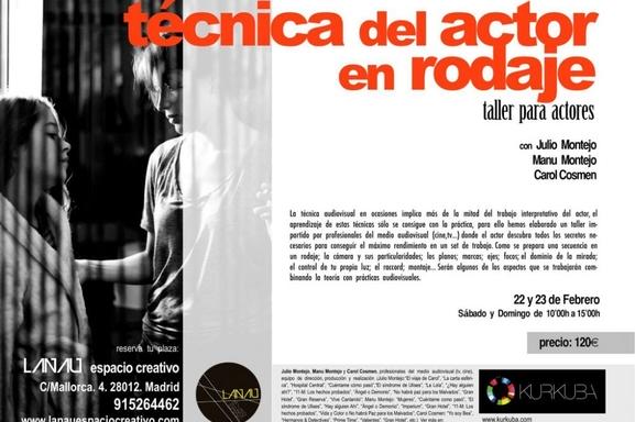 Técnicas del actor en rodaje