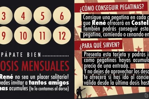 Dosis mensual de René hoy en Costello Club