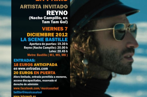 Entrevistamos a Leiva con motivo de su concierto en París!