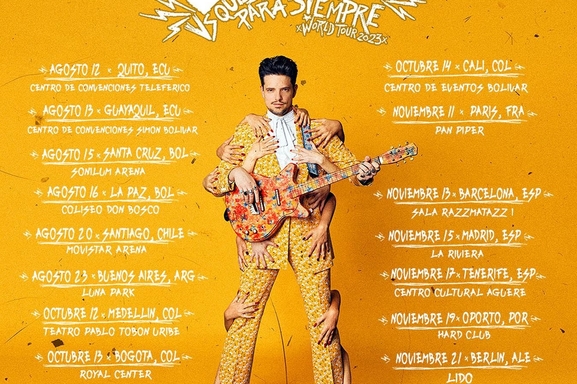 Lasso : la estrella del pop latino llega a España con Quedarse Solo Para Siempre World tour 2023