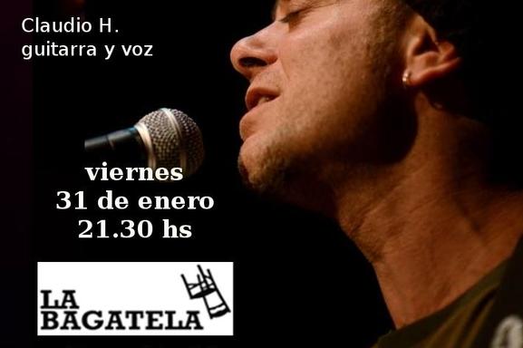 Claudio H en concierto, por Agenda Magenta