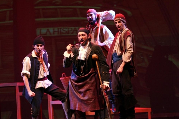 El musical "La Isla del Tesoro" llena Madrid de piratas, mapas del tesoro, un barco abandonado y un sin fin de aventuras !