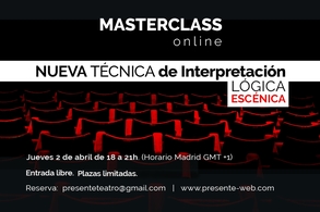 La Compañía PRESENTE te invita a una Master Class de interpretación online