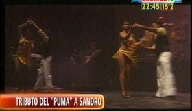 Tributo del "Puma" a Sandro, canta Rosa Rosa.