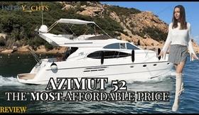 AZIMUT 52 affordable luxury class yacht.For sale in Spain at the lowest price.