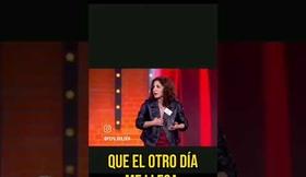 "soy una ex runner" tercera finalista en el programa de Telemadrid de humor "el mejor"