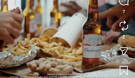 Five guys X Budweiser para Halloween