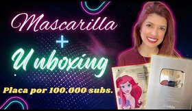 MASCARILLA DE ARIEL + UNBOXING ?? PLACA DE YOUTUBE
