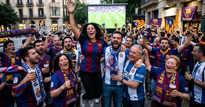 Casting auténticos fans del fútbol para street casting en Barcelona