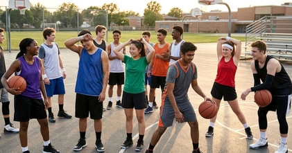 Casting chicos y chicas de 15 a 20 años jugadores de baloncesto para publicidad internacional en Barcelona