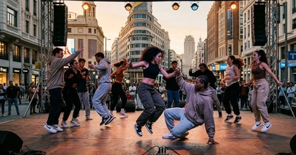 Casting de bailarines con experiencia en danza contemporánea y urbana para proyecto escénico en Madrid