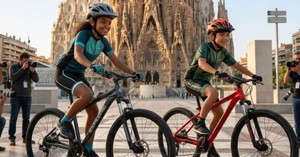 Casting chicas y chicos de 11 a 13 años que sepan ir en bicicleta de montaña para publicidad internacional en Barcelona
