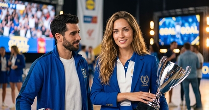 Casting mujeres entre 21 y 30 años para un anuncio deportivo con futbolista
