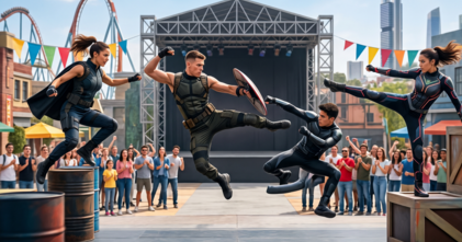 Casting actores y actrices con apariencia juvenil para dar vida a icónicos personajes de cómics en producciones de parques temáticos