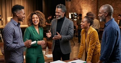 Casting hombres y mujeres afrodescendientes de 25 a 50 años para vídeos publicitarios Paid Ads