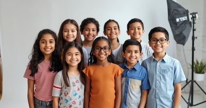 Casting niño y niña de 7 a 8 años latinoamericano para un spot publicitario