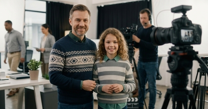 Casting actor de 40 a 50 años y niña de 10 años para spot corporativo en Valencia