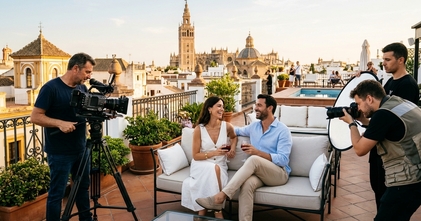 Casting modelos hombres y mujeres de 30 a 35 años para sesión de foto y vídeo de cadena hotelera en Sevilla