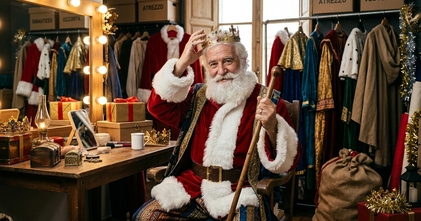 Casting actor con barba blanca para Papá Noel y Reyes Magos en Madrid