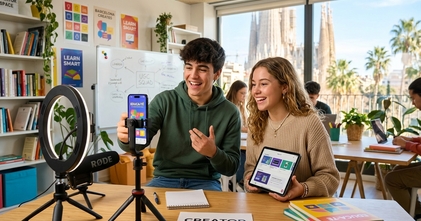 Casting de creadores de contenido UGC de 17 a 20 años para app educativa en España