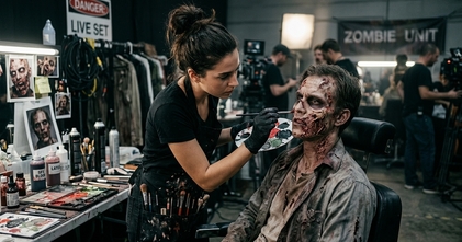 Se busca maquilladora profesional especialista en caracterización zombie en Madrid