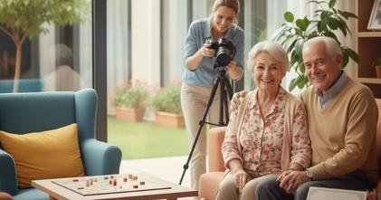 Casting actor y actriz de entre 60 y 70 años para participar en un shooting fotográfico para una residencia de personas mayores