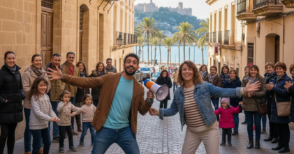 Casting animadores hombres y mujeres para actividades teatrales de calle