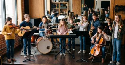 Casting niños y niñas de 7 a 12 años con talento musical para agencia de representación