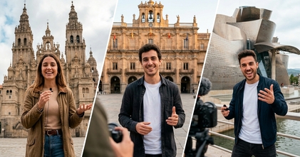 Casting actores y actrices mayores de 18 años para curso de español en Bilbao, Santiago de Compostela y Salamanca
