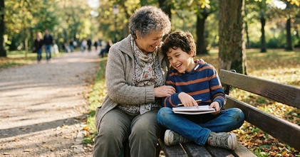 Casting abuela mayor de 60 años y nieto de 7 a 13 años en Barcelona