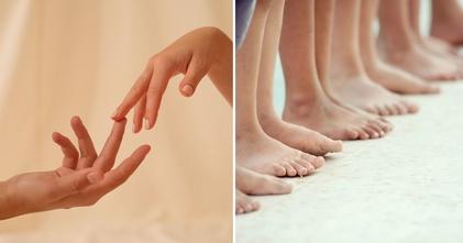 Casting hombres y mujeres modelo de manos y pies para publicidad