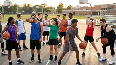 Casting chicos y chicas de 15 a 20 años jugadores de baloncesto para publicidad internacional en Barcelona