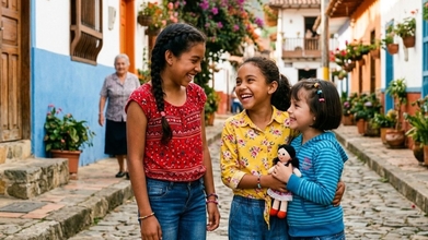 Casting de niñas colombianas de 8 a 12 años para proyecto de ficción en España