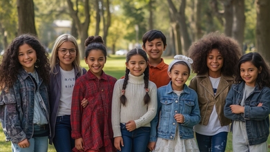 Casting niños y niñas entre 9 y 10 años para campaña de moda en Barcelona