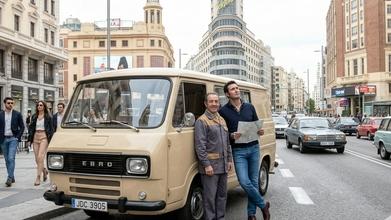 Casting figuracntes con coche Ebro para spot publicitario en  Madrid