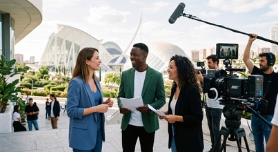 Casting actores y actrices de 25 a 40 años con nivel de inglés alto para vídeos promocionales en Valencia
