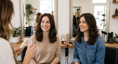 Casting de chicas para permanente con ondas y rizos naturales en Málaga