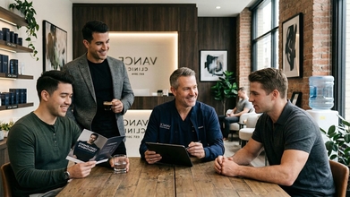 Casting hombres entre 20 y 50 años para contenido de clínica estética masculina en redes