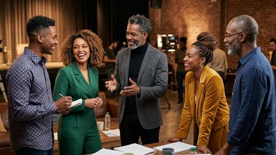Casting hombres y mujeres afrodescendientes de 25 a 50 años para vídeos publicitarios Paid Ads