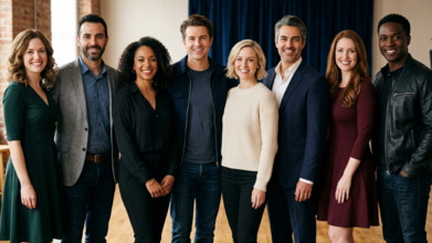 Casting actores y actrices de 35 a 40 años para cartera de ficción