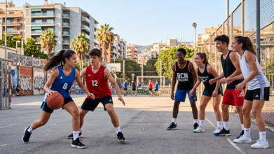 Casting chicos y chicas de 16 años que sepan jugar a basket para proyecto publicitario remunerado en Barcelona
