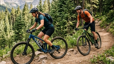 Casting mujeres y hombres de 25 a 40 años que sepan ir en bicicleta de montaña para publicidad internacional en Barcelona