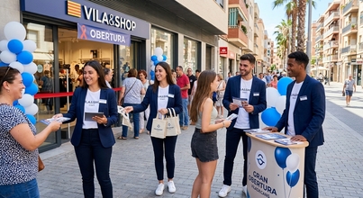 Casting azafatos y azafatas para campaña promocional en Viladecans