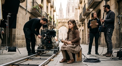 Casting niñas de 3 a 8 años con pelo oscuro para rodaje en Barcelona
