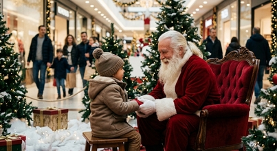 Casting Papá Noel para campaña navideña en Majadahonda