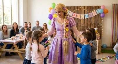 URGENTE : Casting chica para animación infantil como Rapunzel en Barcelona