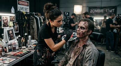 Se busca maquilladora profesional especialista en caracterización zombie en Madrid