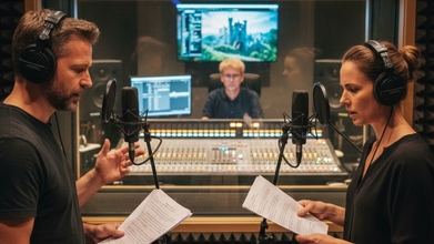 Casting actores y actrices alemanes nativos para proyecto de grabación de Voz