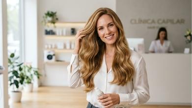 Casting actriz caucásica de 30 años para spot publicitario de clínica capilar