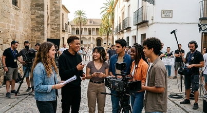 Casting jóvenes de 16 a 19 años de diferentes etnias para participar en un rodaje